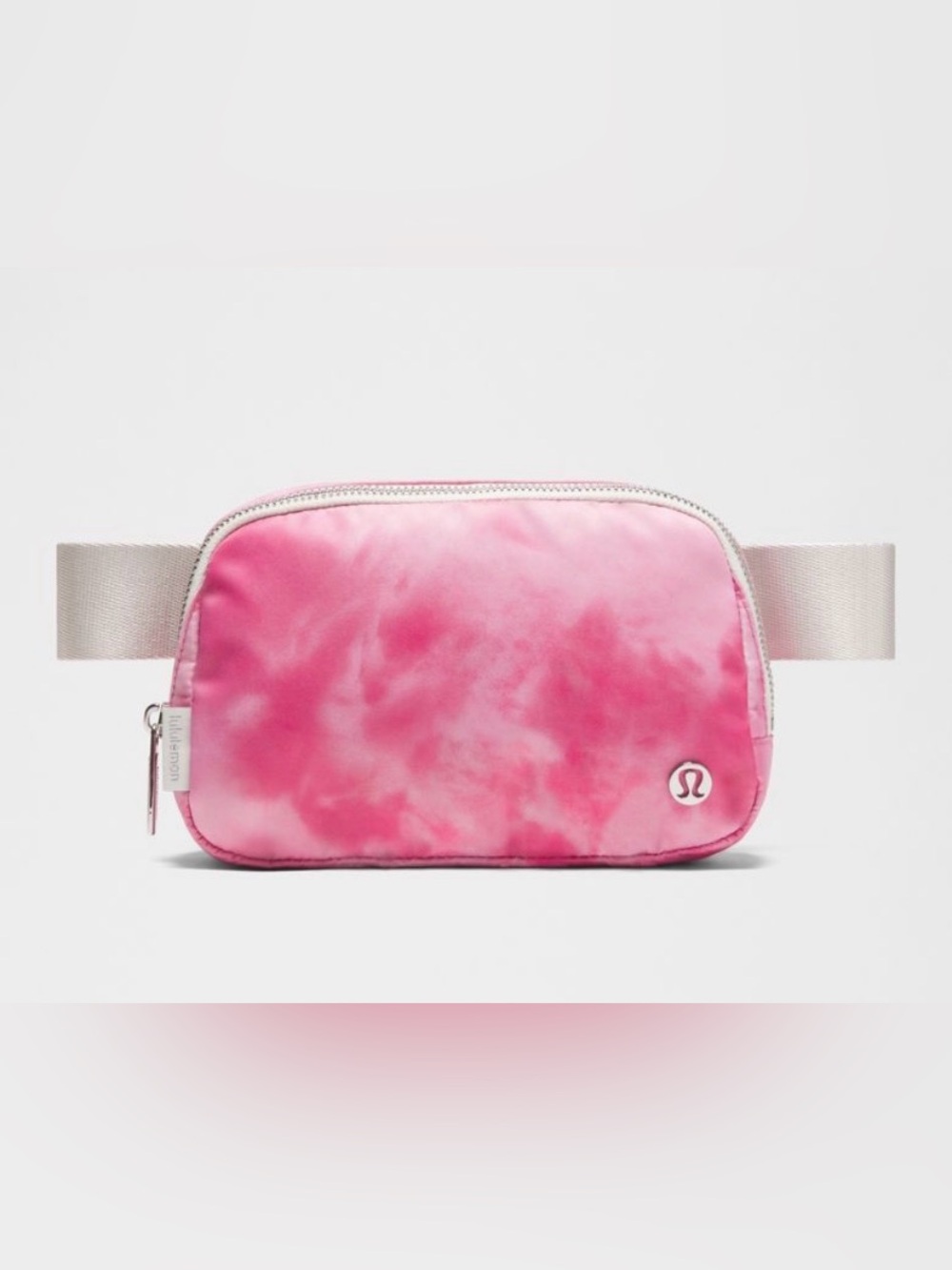 Lululemon Everywhere Belt Bag Smoothie Print Strawberry Multi Candy Cloud/Silver